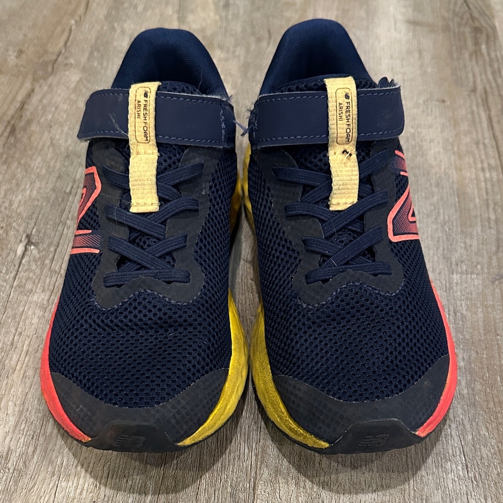 New Balance Kids' 2Y Navy, Light Orange, Pink Sneakers
